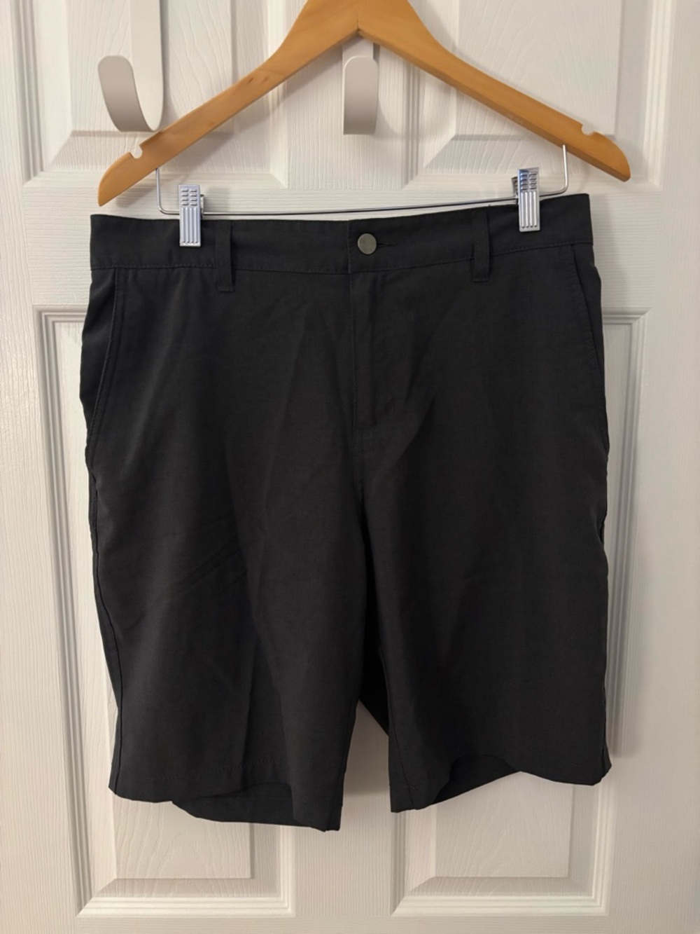 Panama Jack Men's Black Flat Front Casual Shorts